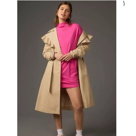 Daily Practice by Anthropologie Long-Sleeve Mock-Neck Knit Mini Dress Sz M NWT - Picture 4 of 5